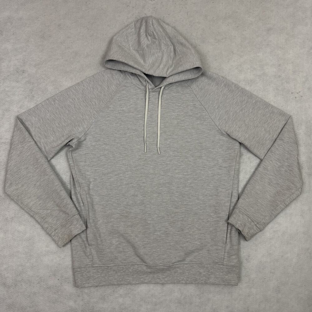 Lululemon City Sweat Pullover Hoodie Mens Large Heather Light Gray - Picture 4 of 8
